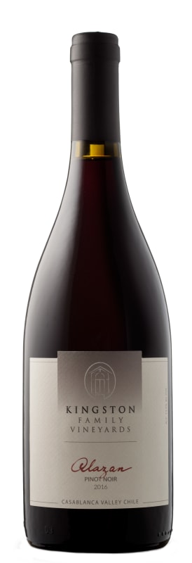Kingston Family Vineyards Alazan Pinot Noir 2016 Front Bottle Shot