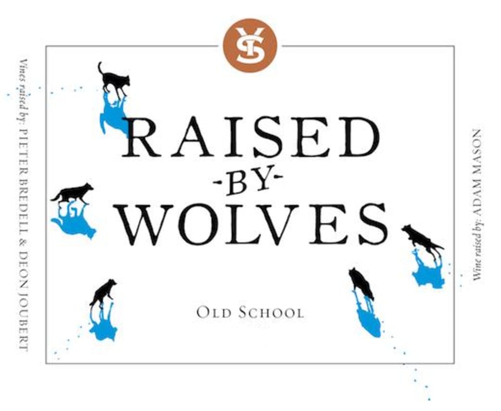 Yardstick Wines Raised By Wolves Old School 2018 Front Label
