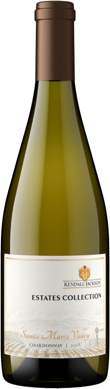 Kendall-Jackson Estates Collection Santa Maria Valley Chardonnay 2018 Front Bottle Shot