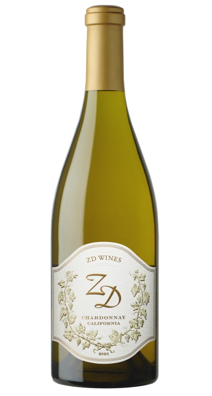 ZD Wines Chardonnay 2023 Front Bottle Shot
