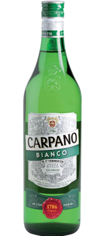 Carpano Bianco Vermouth (1 Liter) Front Bottle Shot