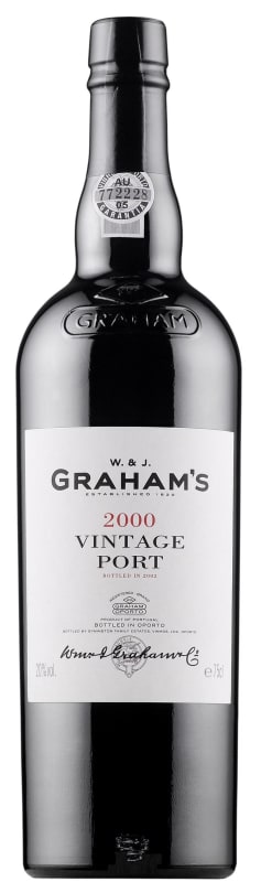 Graham's Vintage Port 2000 Front Bottle Shot