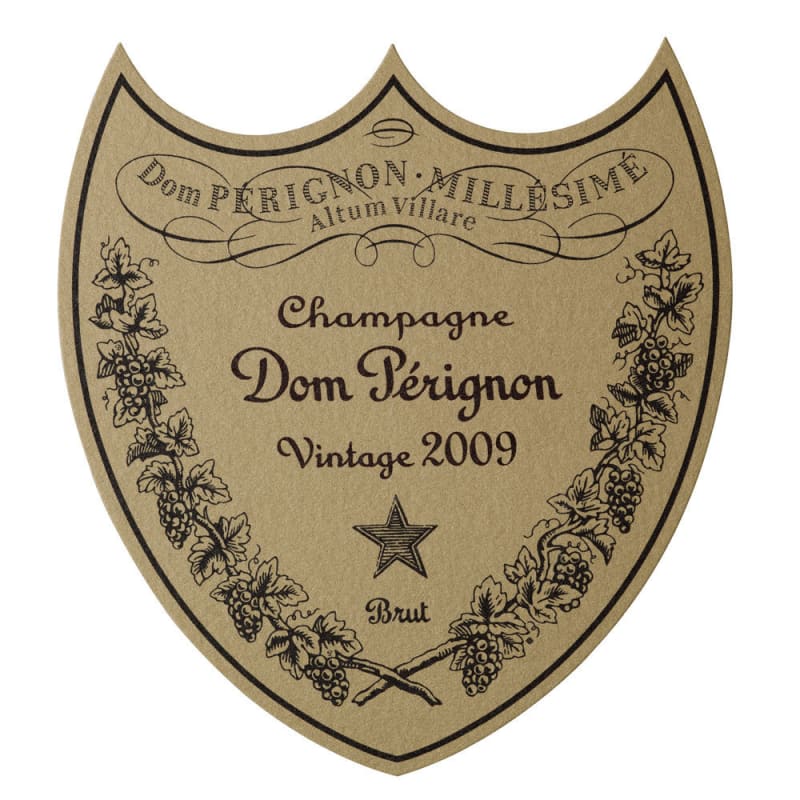 Dom Perignon Limited Edition 2 Bottles plus Six Glass Set 2009 Front Bottle Shot