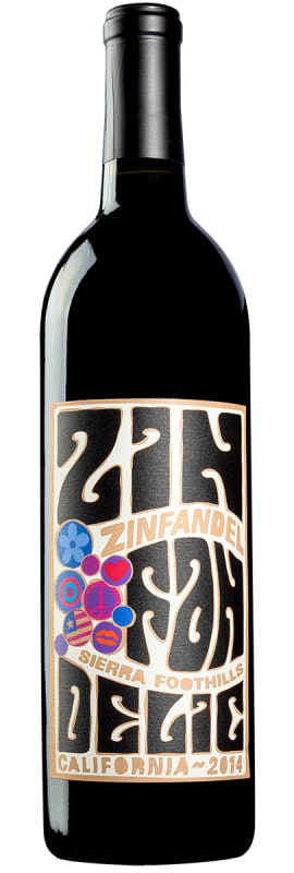 Zinfandelic Sierra Foothills Old Vine Zinfandel 2014 Front Bottle Shot