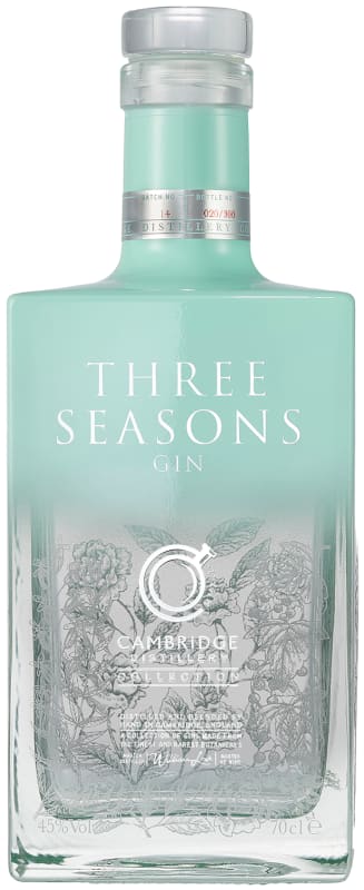Cambridge Distillery Three Seasons Gin (700ML) Front Bottle Shot