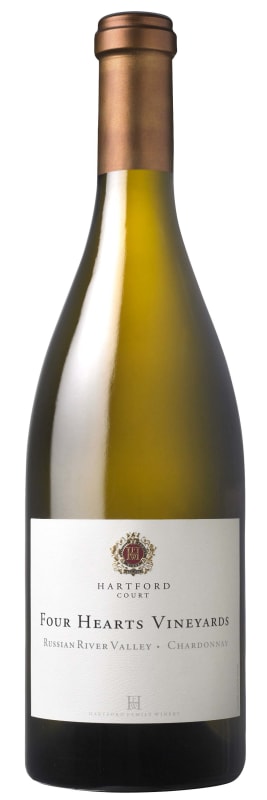 Hartford Court Four Hearts Chardonnay 2022 Front Bottle Shot