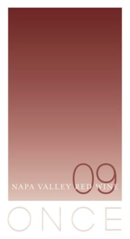 Once Wines Bouchon Red 2009 Front Label