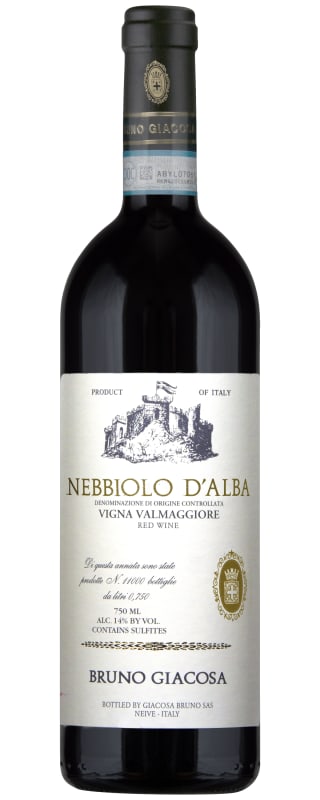 Bruno Giacosa Nebbiolo d'Alba 2021 Front Bottle Shot