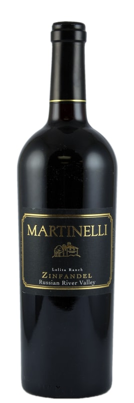 Martinelli Lolita Ranch Zinfandel 2018 Front Bottle Shot