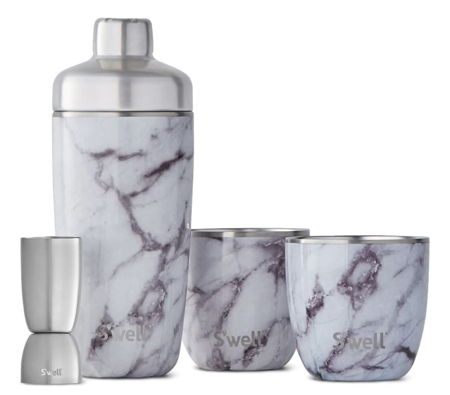 S’well White Marble Cocktail Kit Gift Product Image