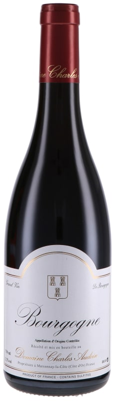 Domaine Charles Audoin Bourgogne Rouge 2020 Front Bottle Shot
