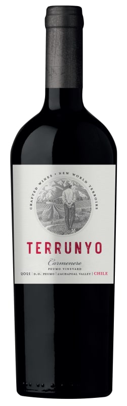 Terrunyo Peumo Vineyard Carmenere 2021 Front Bottle Shot