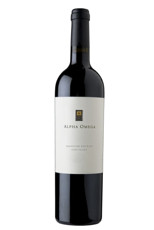 Alpha Omega Proprietary Red 2018 Front Bottle Shot