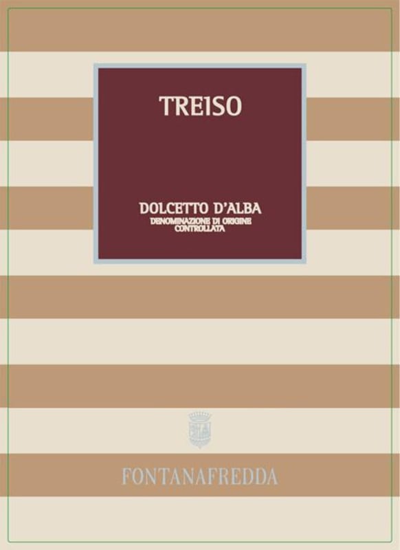 Fontanafredda Dolcetto d'Alba Treiso 2014 Front Label