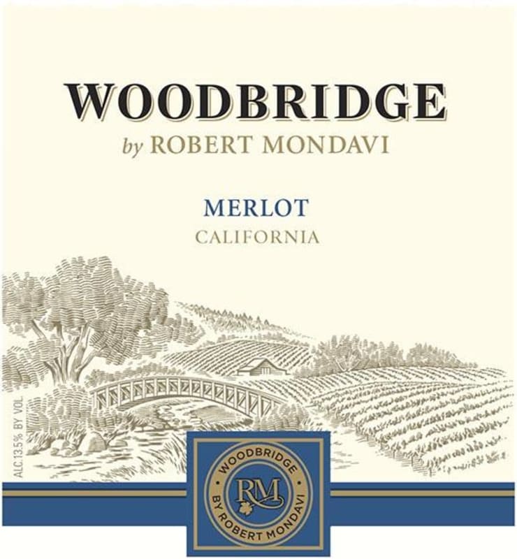 Woodbridge Merlot 2017 Front Label