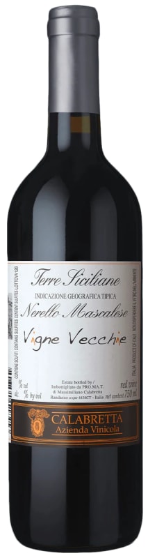 Calabretta Nerello Mascalese Vecchie Vigne 2016 Front Bottle Shot