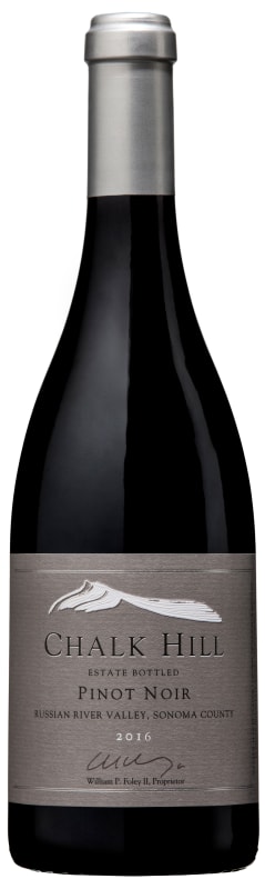 Chalk Hill Estate Pinot Noir 2016 Front Bottle Shot