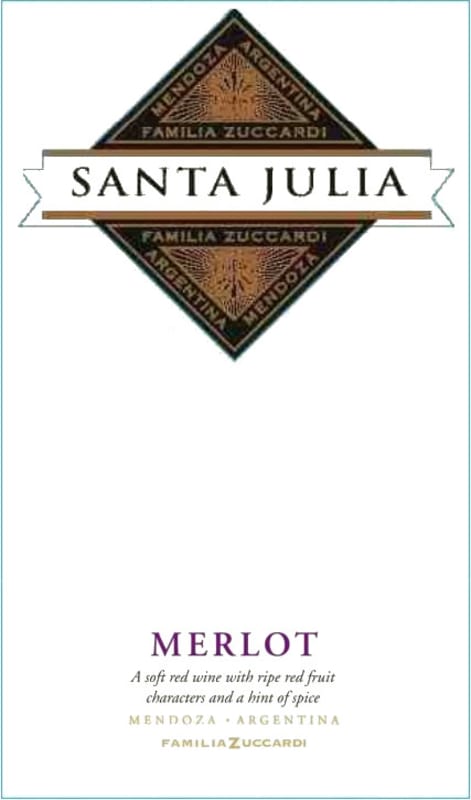 Santa Julia Merlot 2007 Front Label