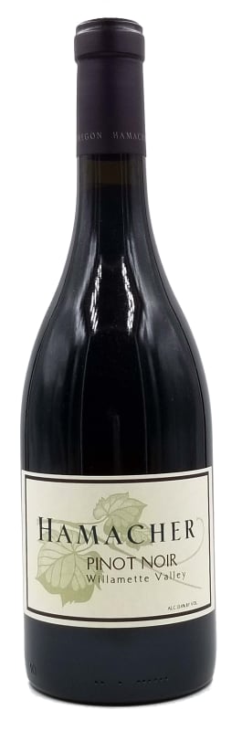 Hamacher Wines Pinot Noir 2014 Front Bottle Shot
