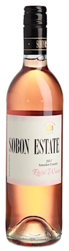 Sobon Estate Rose 2017 Front Bottle Shot