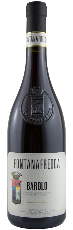 Fontanafredda Silver Label Barolo 2021 Front Bottle Shot