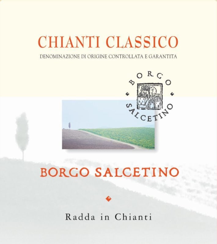 Borgo Salcetino Chianti Classico 2015 Front Label