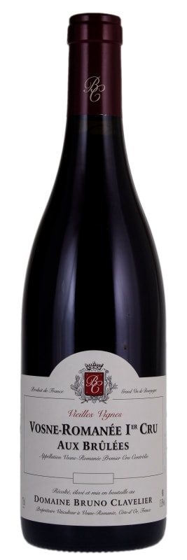 Domaine Bruno Clavelier Vosne-Romanee Aux Brulees Premier Cru 2022 Front Bottle Shot