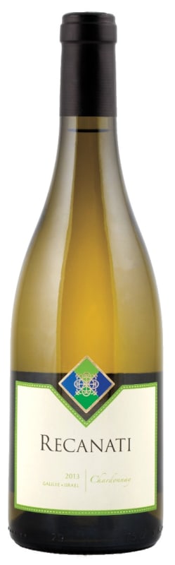 Recanati Upper Galilee Chardonnay (OU Kosher) 2013 Front Bottle Shot