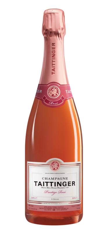 Taittinger Brut Prestige Rose Front Bottle Shot