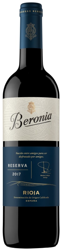 Bodegas Beronia Rioja Reserva 2017 Front Bottle Shot