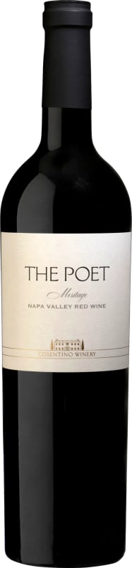 Cosentino The Poet Red Meritage 2021 Front Bottle Shot