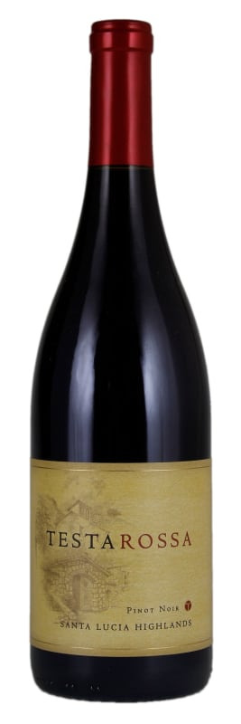 Testarossa Santa Lucia Highlands Pinot Noir 2017 Front Bottle Shot