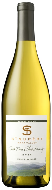 St. Supery Estate Oak Free Chardonnay 2016 Front Bottle Shot