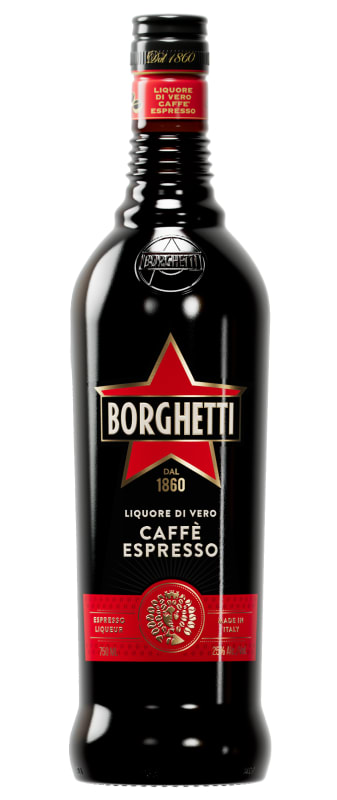 Borghetti Caffe Espresso Liqueur Front Bottle Shot