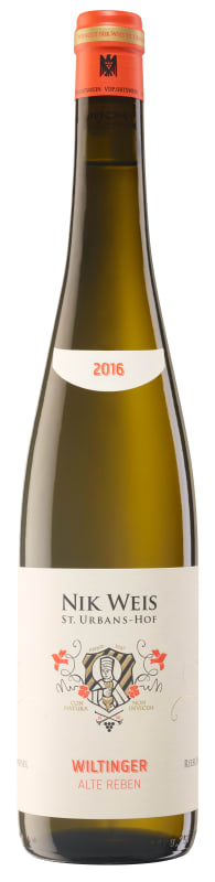 Nik Weis St. Urbans-Hof Wiltinger Riesling Alte Reben 2016 Front Bottle Shot