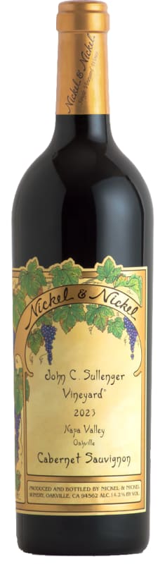 Nickel & Nickel John C. Sullenger Vineyard Cabernet Sauvignon 2023 Front Bottle Shot