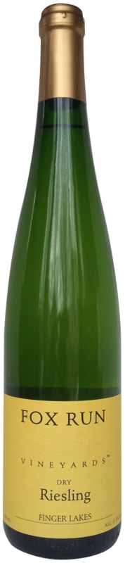 Fox Run Vineyards Dry Riesling 2017 Front Bottle Shot