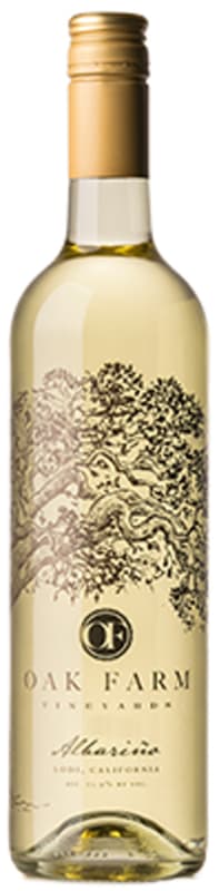 Oak Farm Albarino 2019 Front Bottle Shot