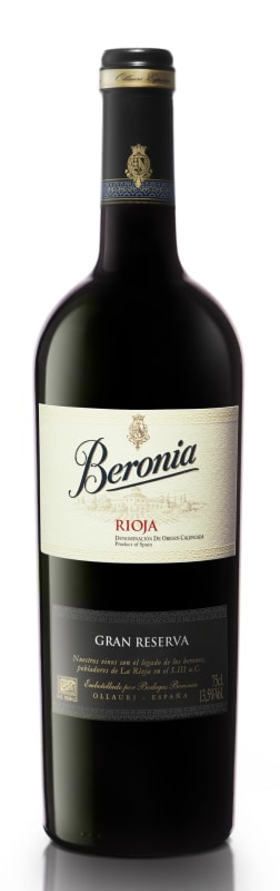 Bodegas Beronia Rioja Gran Reserva 2010 Front Bottle Shot