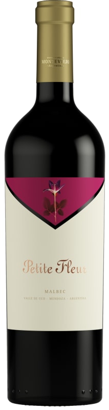 Bodega Monteviejo Petite Fleur Malbec 2016 Front Bottle Shot