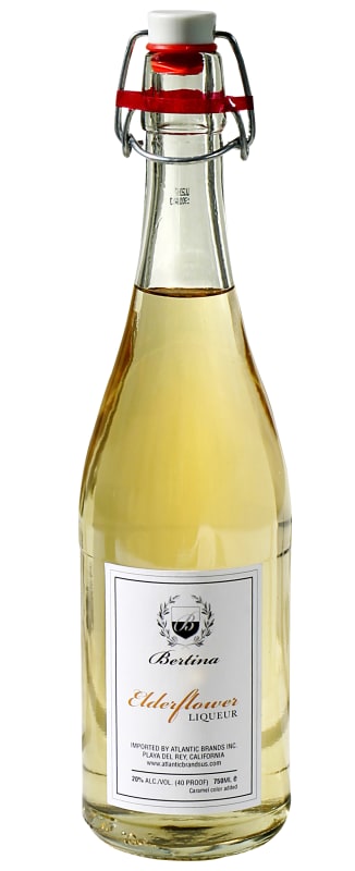 Bertina Elderflower Liqueur Front Bottle Shot