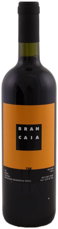 Brancaia Tre 2015 Front Bottle Shot