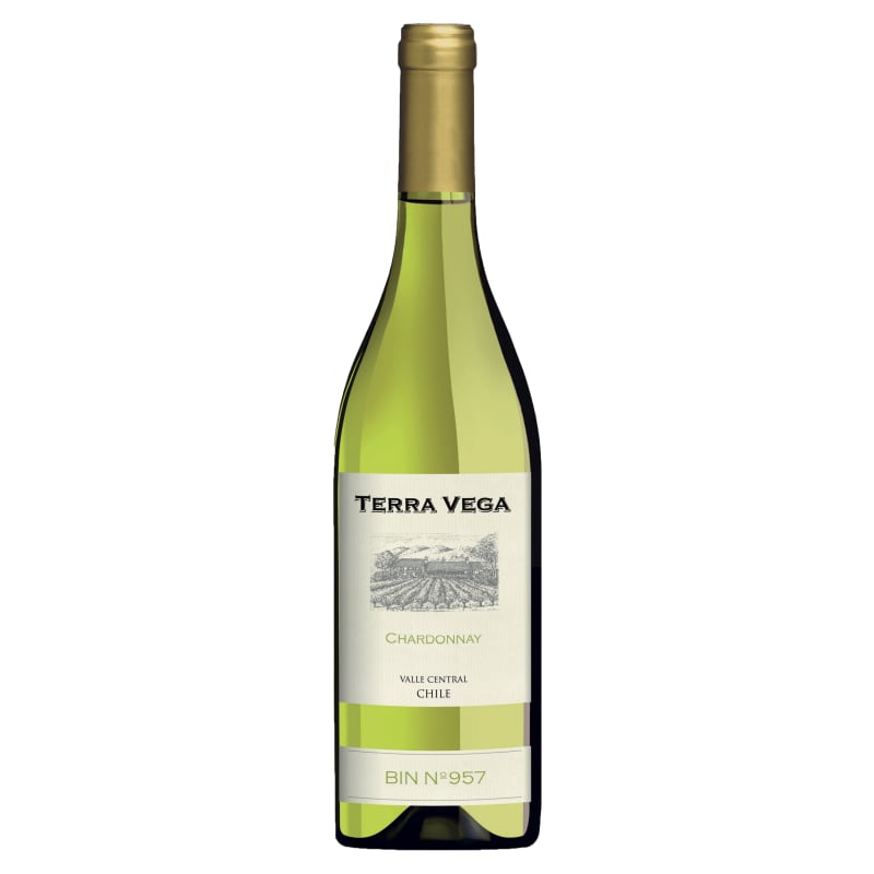 Terra Vega Chardonnay (OU Kosher) 2021 Front Bottle Shot