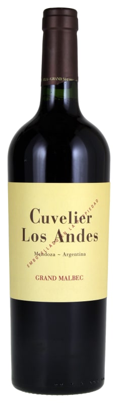 Cuvelier Los Andes Grand Malbec 2016 Front Bottle Shot