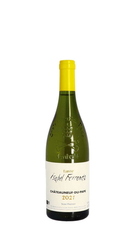 Famille Ferrando Chateauneuf-du-Pape Blanc 2021 Front Bottle Shot
