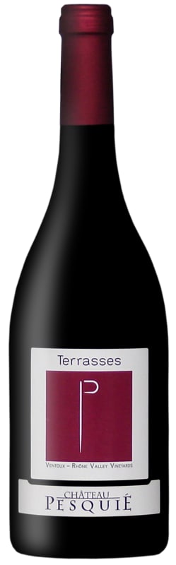 Chateau Pesquie Terrasses Rouge 2007 Front Bottle Shot