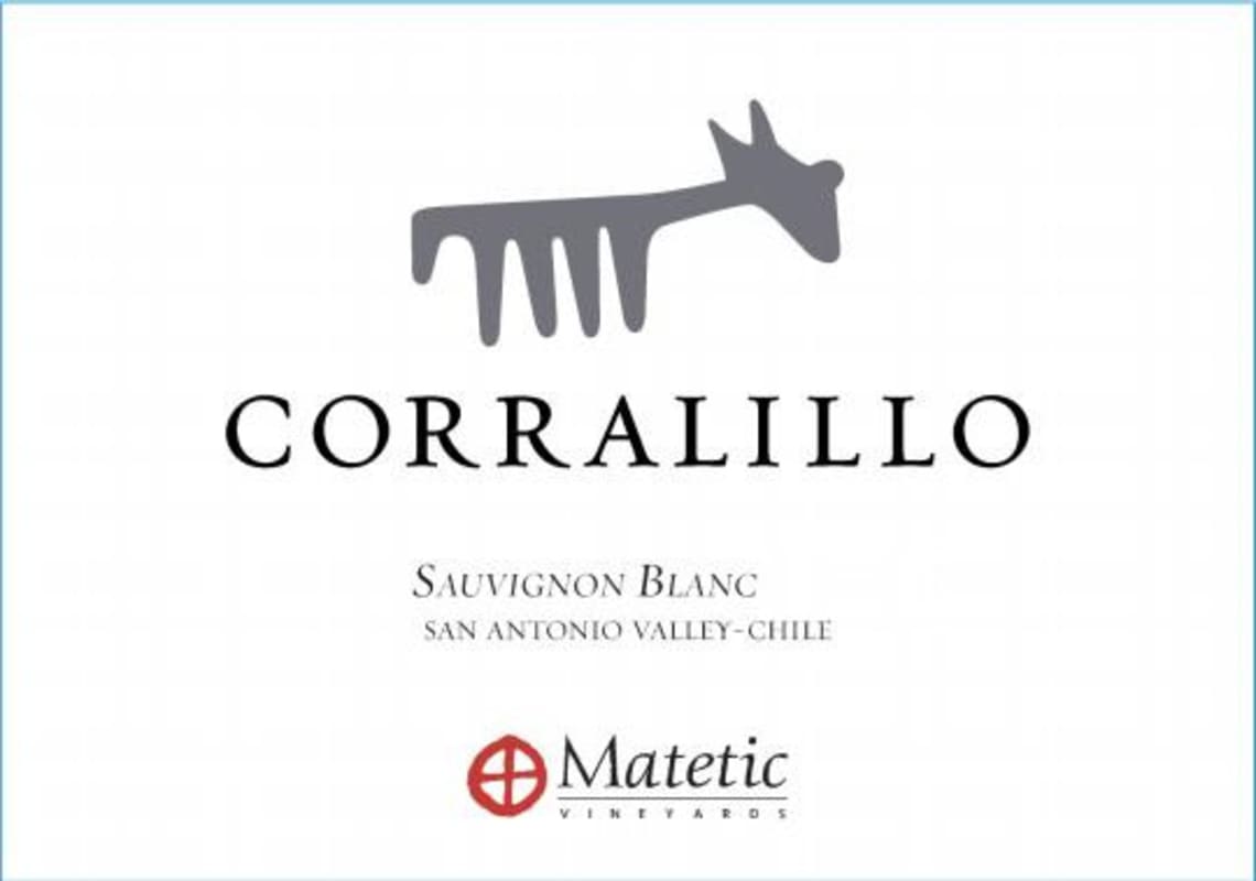 Matetic Corralillo Sauvignon Blanc 2016 Front Label