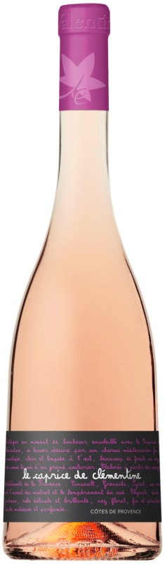 Les Valentines Le Caprice de Clementine Rose 2016 Front Bottle Shot