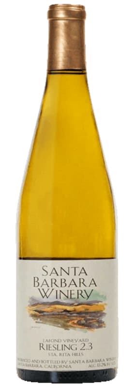 Santa Barbara Winery Sta. Rita Hills 2.3 Riesling 2017 Front Bottle Shot