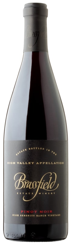 Brassfield Pinot Noir 2013 Front Bottle Shot